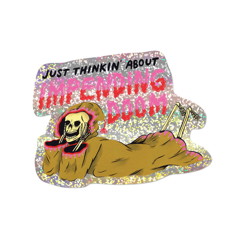 Red Cap Cards | Impending Doom Sticker