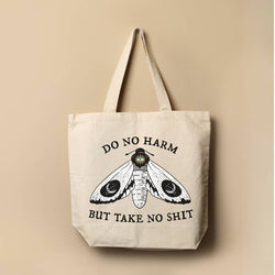 Indigo Maiden | Do No Harm But Take No Shit Tote Bag