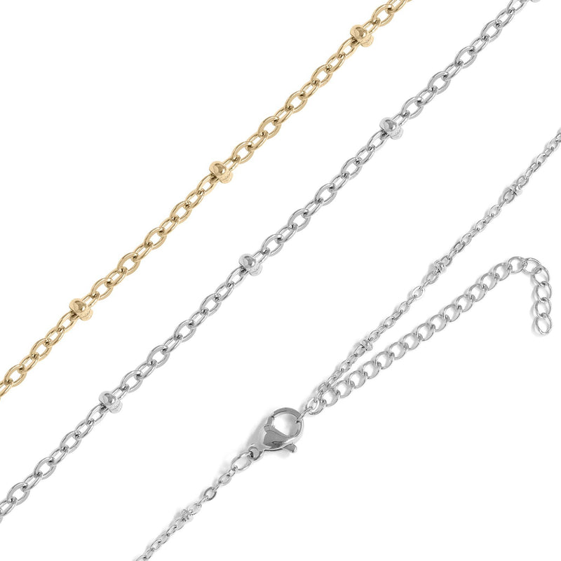 WJW | Stainless Steel Satellite Chain Necklace