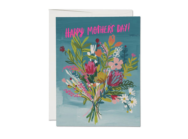 Red Cap Cards | Neon Pink Mother Mother's Day greeting card