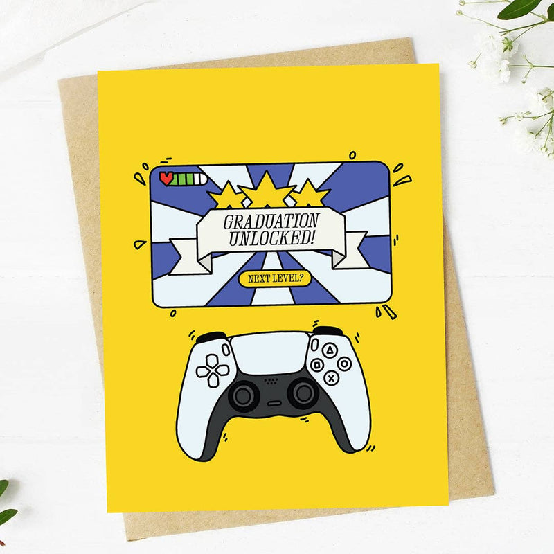 Big Moods | "Graduation unlocked" Next level? Gaming Graduation Card