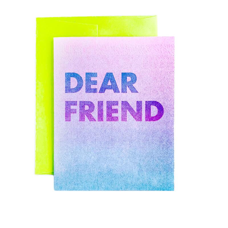 Next Chapter | "Dear Friend" - Sympathy and Apology Card