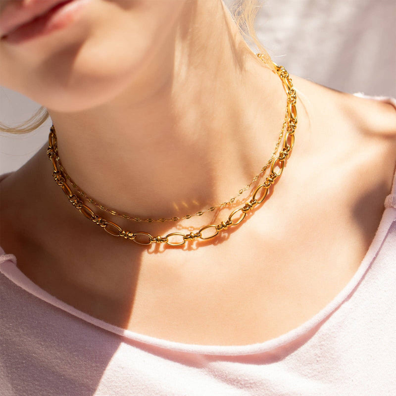 WJW | 18K Gold PVD Statement Chain Necklace