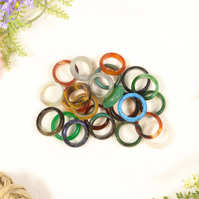 Natures Artifacts | Assorted Semi-Precious Gem Stone Rings