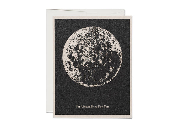 Red Cap Cards | Here for You Moon Sympathy Greeting Card