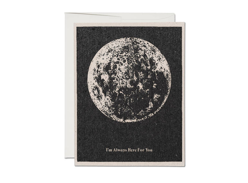 Red Cap Cards | Here for You Moon Sympathy Greeting Card
