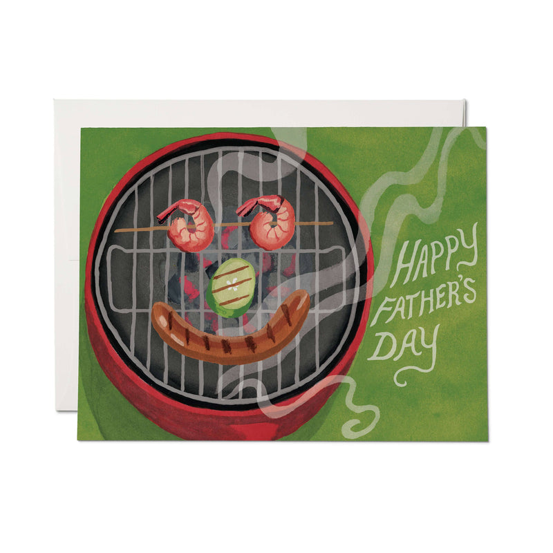 Red Cap Cards | On the Grill greeting card