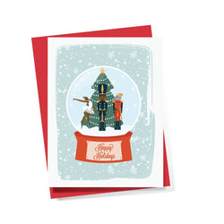 Soular Powered - Snowglobe Nutcracker Greeting Card