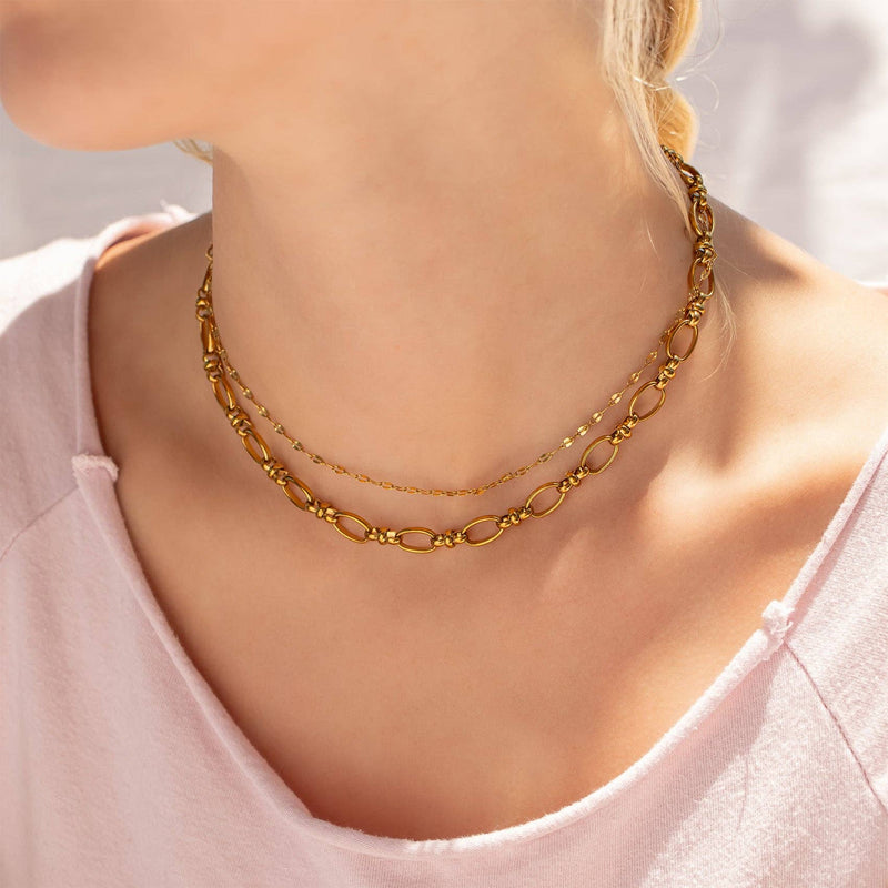WJW | 18K Gold PVD Statement Chain Necklace