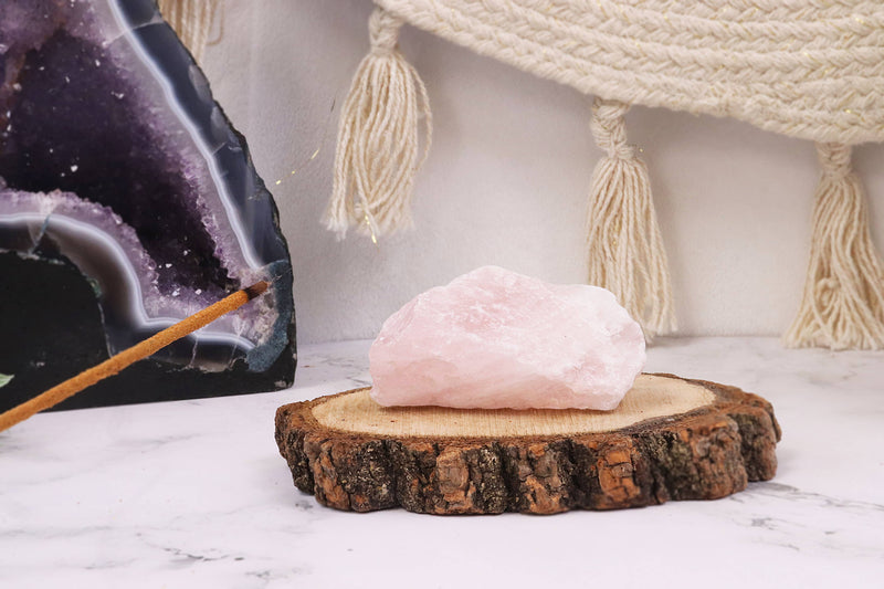 Natures Artifacts | Rose Quartz Incense Stick Holder