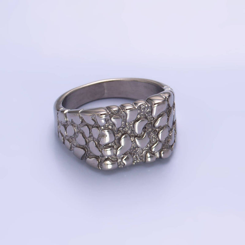 Aim Eternal | Textured Statement Signet Ring