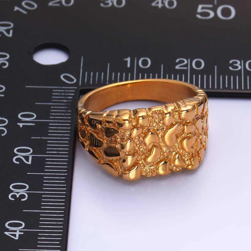 Aim Eternal | Textured Statement Signet Ring