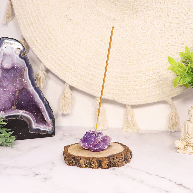 Natures Artifacts | Amethyst Incense Stick Holder