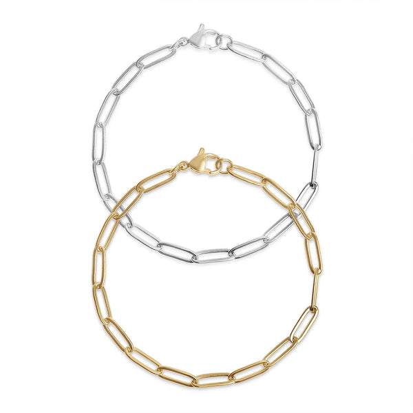 WJW | Paperclip Chain Bracelet