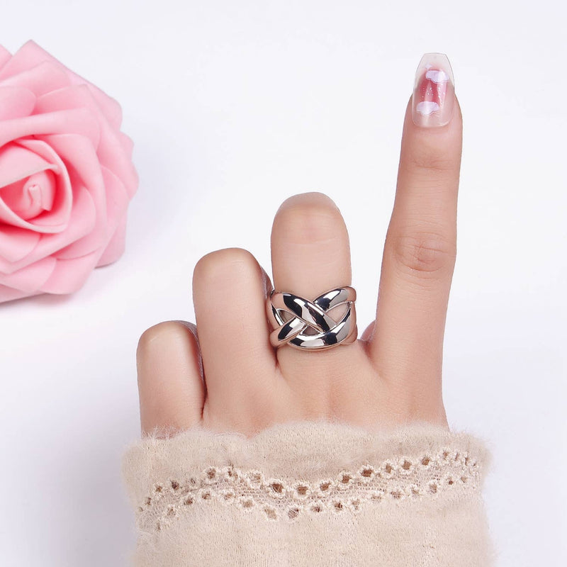 Aim Eternal | Multiple Band Fold Ring