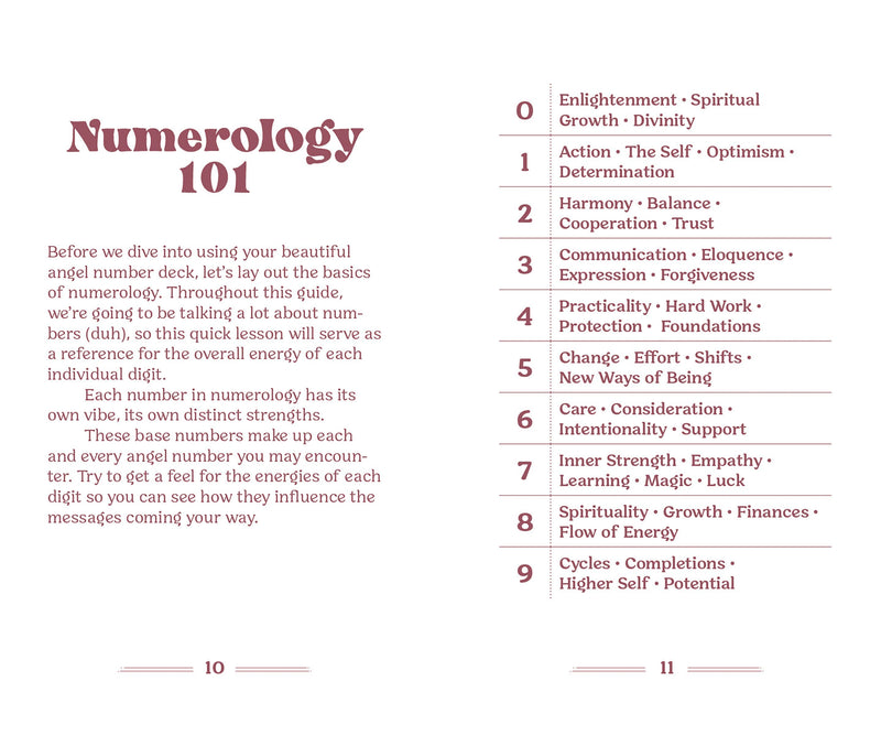 The Angel Number Oracle| A 55-Card Deck and Guidebook