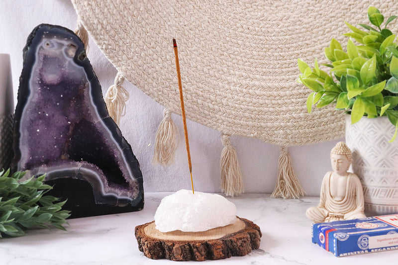 Natures Artifacts | Quartz Incense Stick Holder