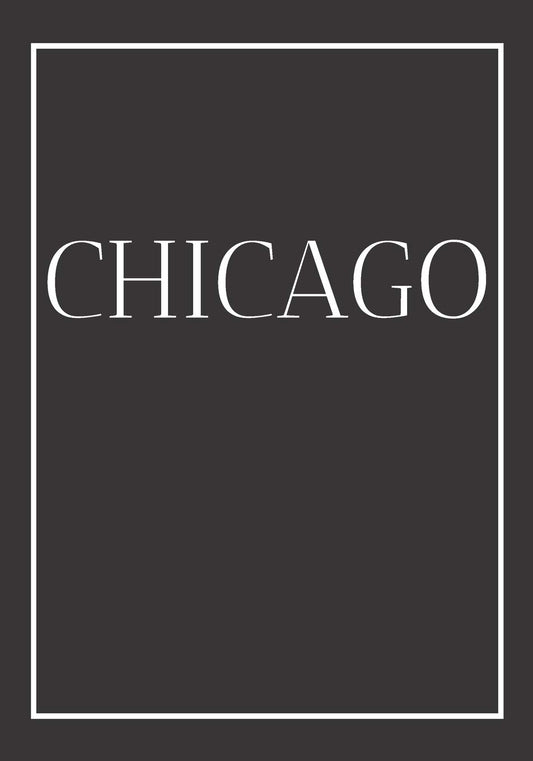 Chicago: A decorative book for coffee tables