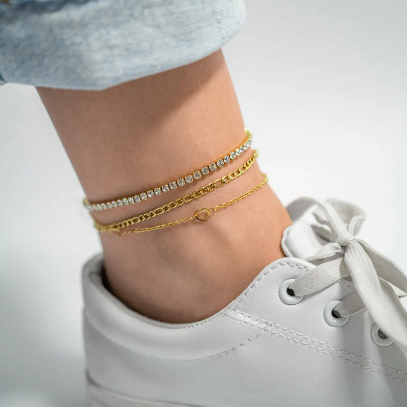 WJW | Figaro Chain Bracelet/Anklet