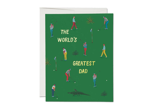 Red Cap Cards | Golf Dad Father's Day greeting card