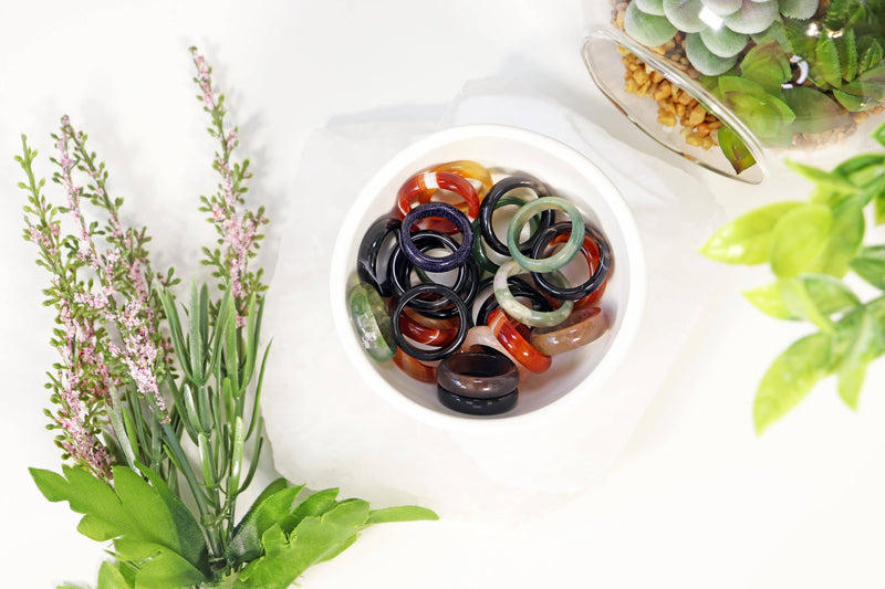 Natures Artifacts | Assorted Semi-Precious Gem Stone Rings