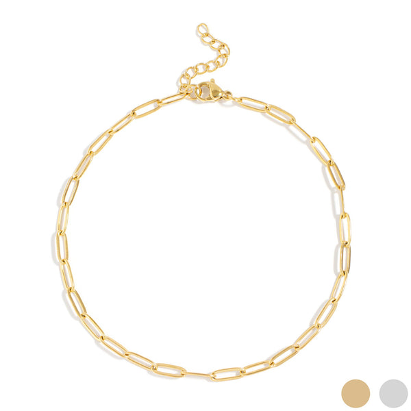 WJW | Paperclip Chain Anklet