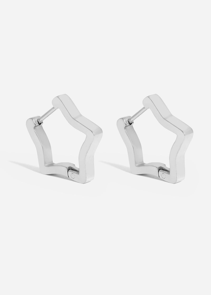 WJW | Star Huggie Earrings