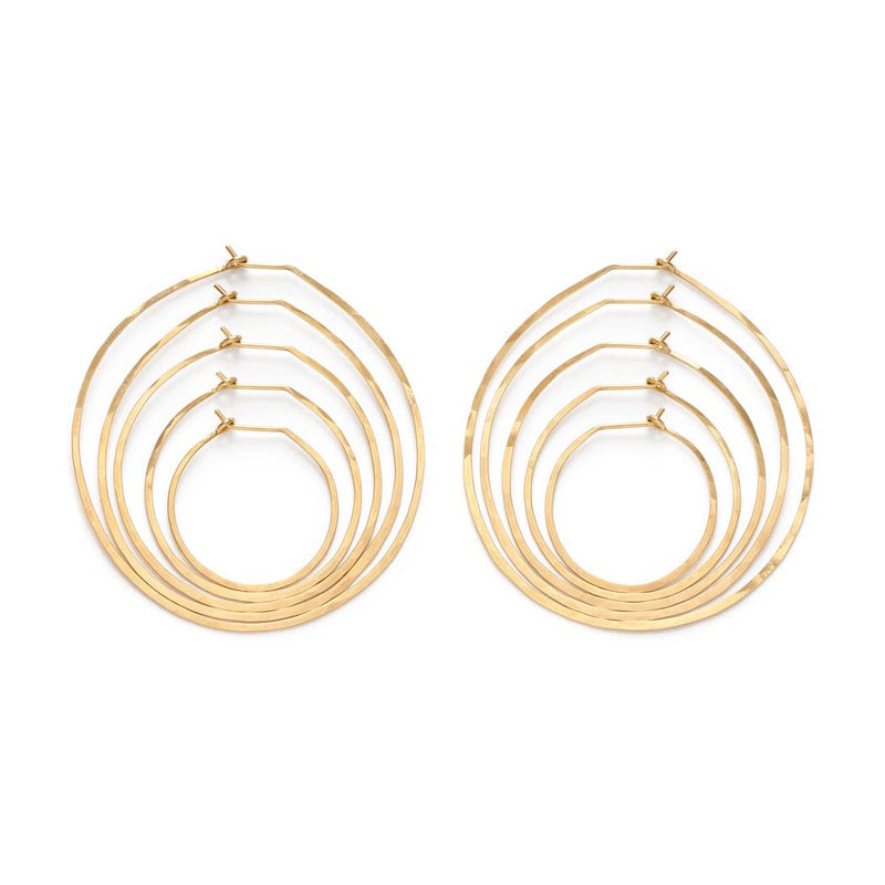 Mind's Eye Design | Brass Hand Formed Hoops
