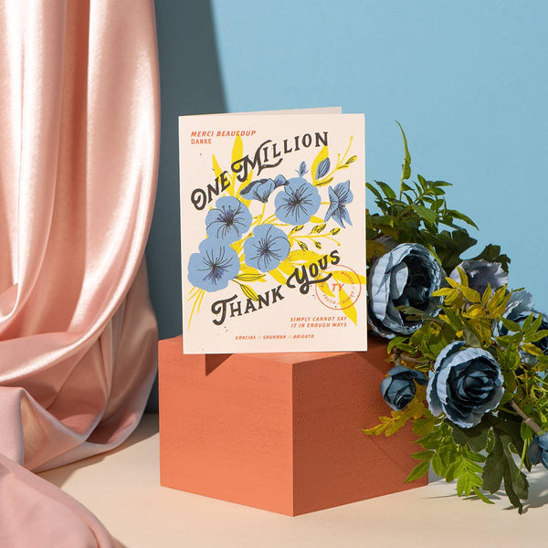 Red Cap Cards | One Million thank you greeting card