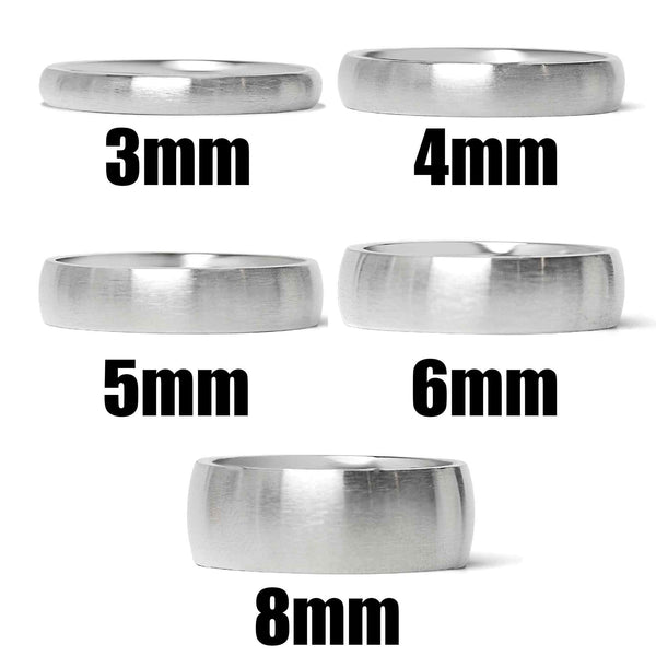 WJW | Brushed Stainless Steel Ring
