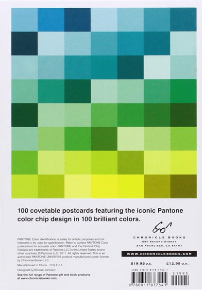 Pantone Art Postcard Box: 100 Postcards | Cards