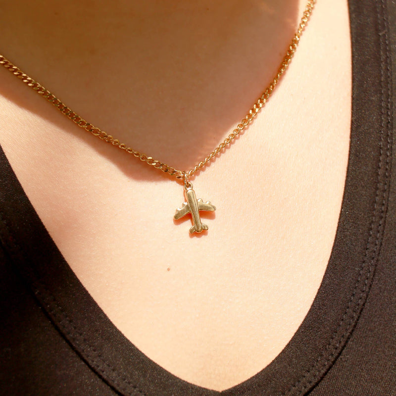 WJW | Stainless Steel Gold Curb Chain Necklace