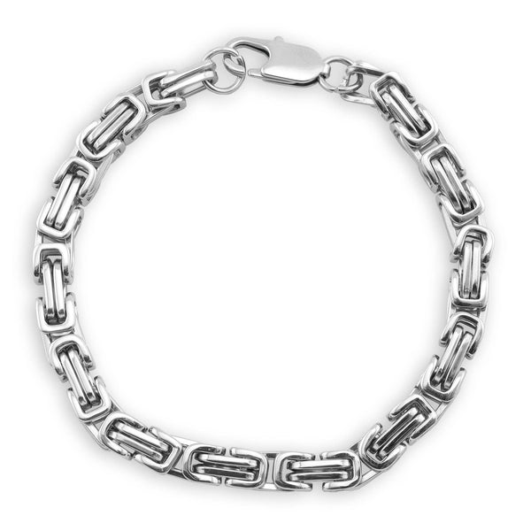 WJW | Stainless Steel Byzantine Chain Bracelet