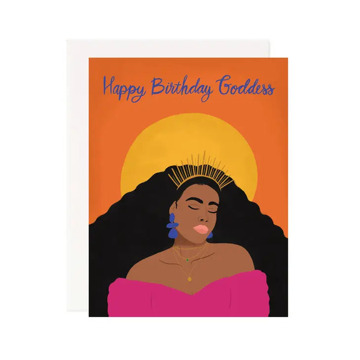 Pineapple Sundays | Happy Birthday Goddess Birthday Card