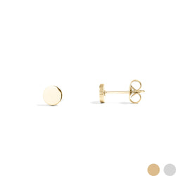WJW | Stainless Steel Round Stud Earrings