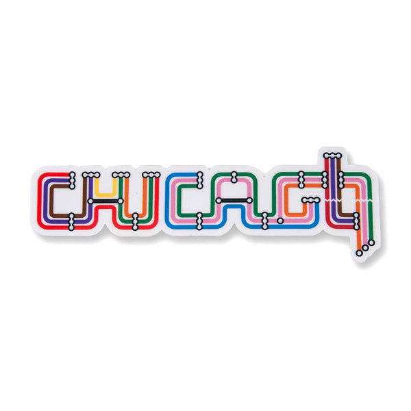 Transit Tees | Transit Type Chicago Sticker