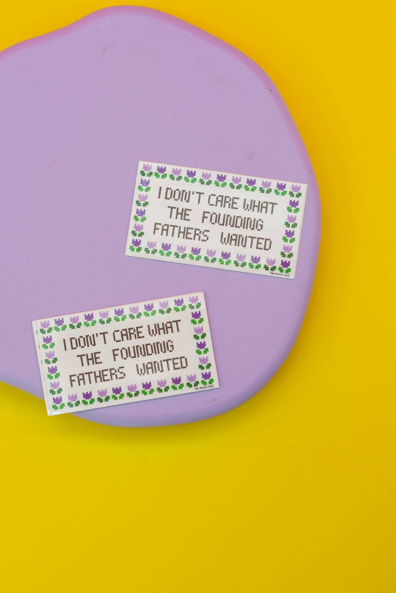 The Peach Fuzz | Founding Fathers Sticker