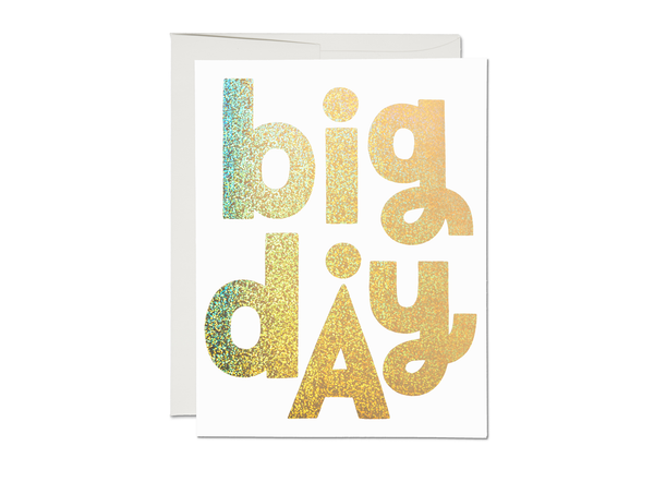 Red Cap Cards | Big Day congratulations greeting card