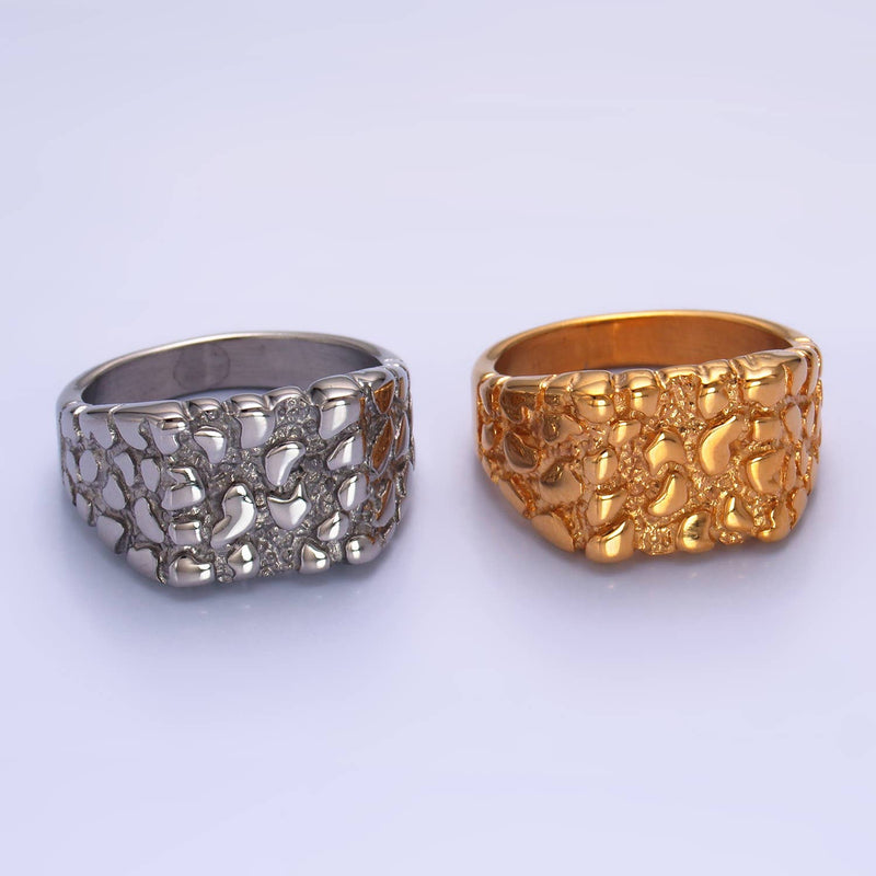 Aim Eternal | Textured Statement Signet Ring