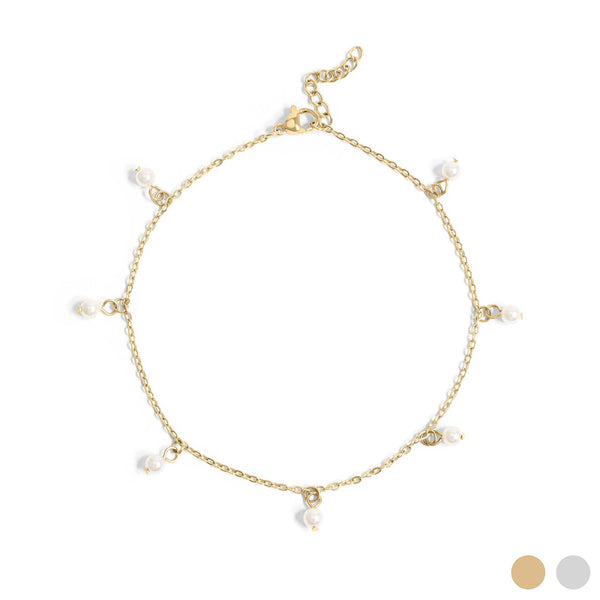 WJW | Pearl Charm Anklet