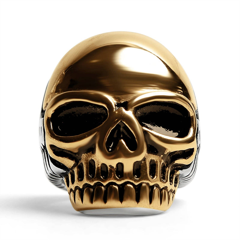 WJW | 18K Gold PVD Coated Stainless Steel Skull Ring