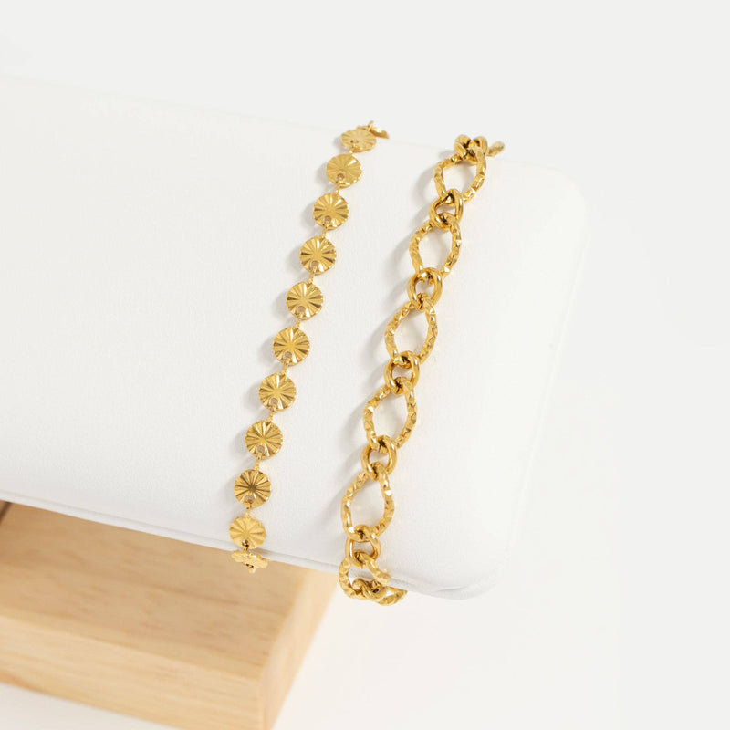 WJW | Sunburst Chain Bracelet