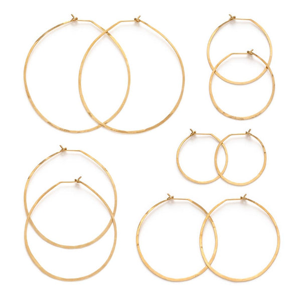 Mind's Eye Design | Brass Hand Formed Hoops