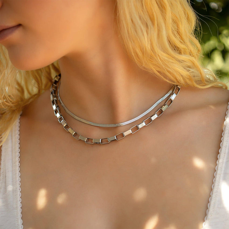WJW | Stainless Steel Thick Paperclip Chain