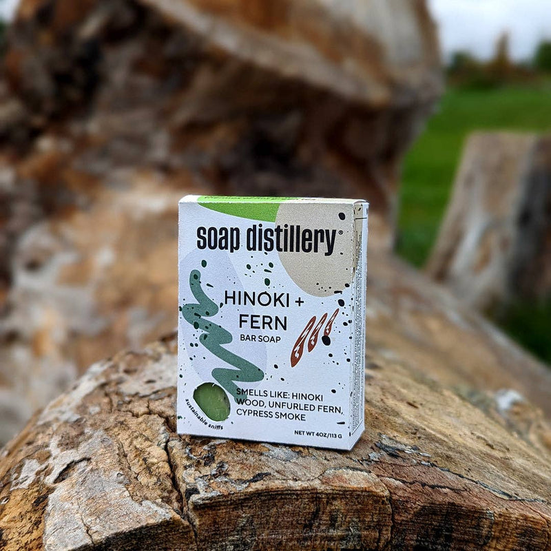 Soap Distillery | Hinoki + Fern Bar Soap