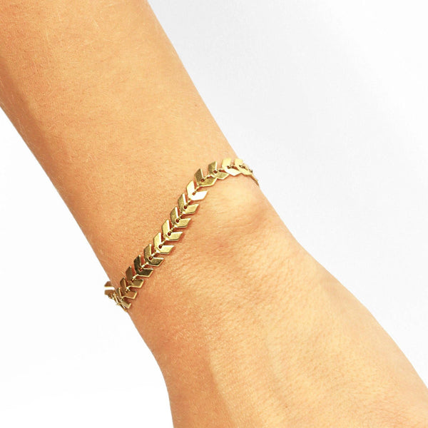 WJW | Chevron Chain Bracelet