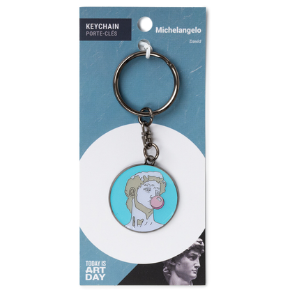 ART DAY |  Michelangelo |   Keychain