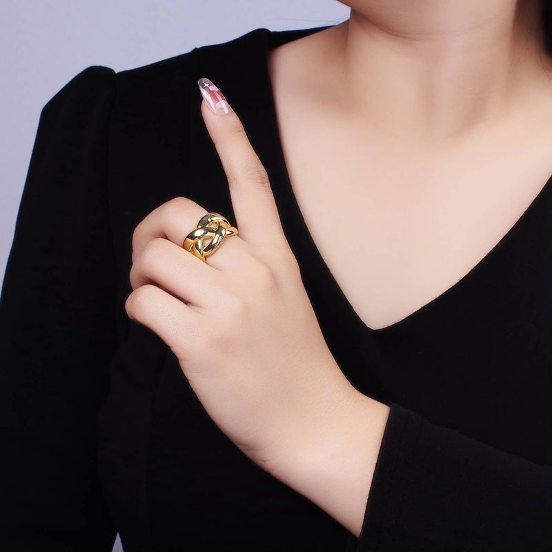 Aim Eternal | Multiple Band Fold Ring