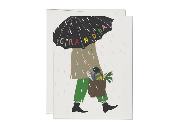 Red Cap Cards | Grandpa's Umbrella Father's Day greeting card