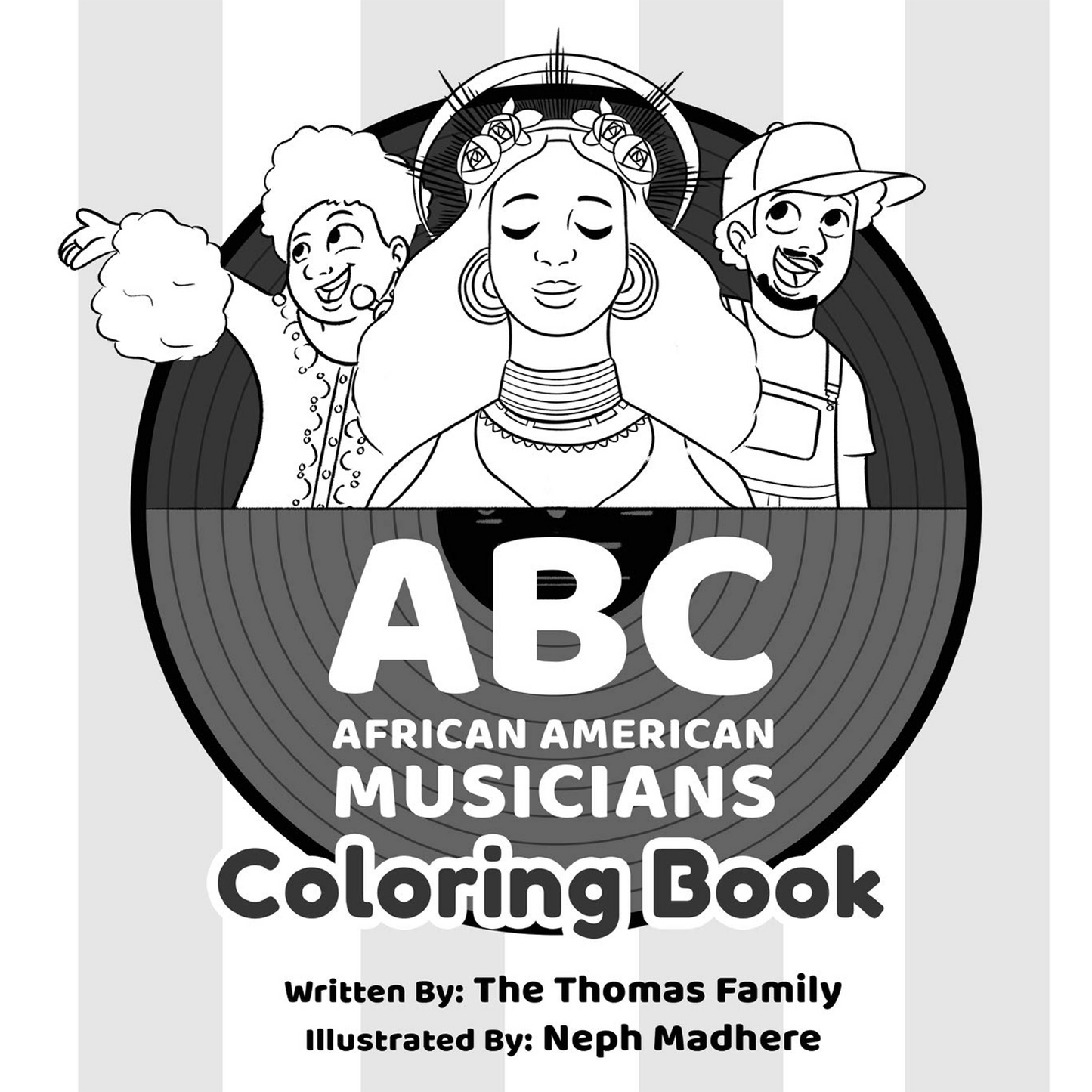ABC - African American Musicians Coloring Book